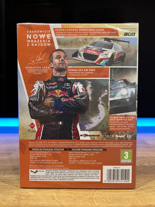 Sebastien Loeb Rally Evo (PC PL 2016) Nowy Folia premierowe wydanie