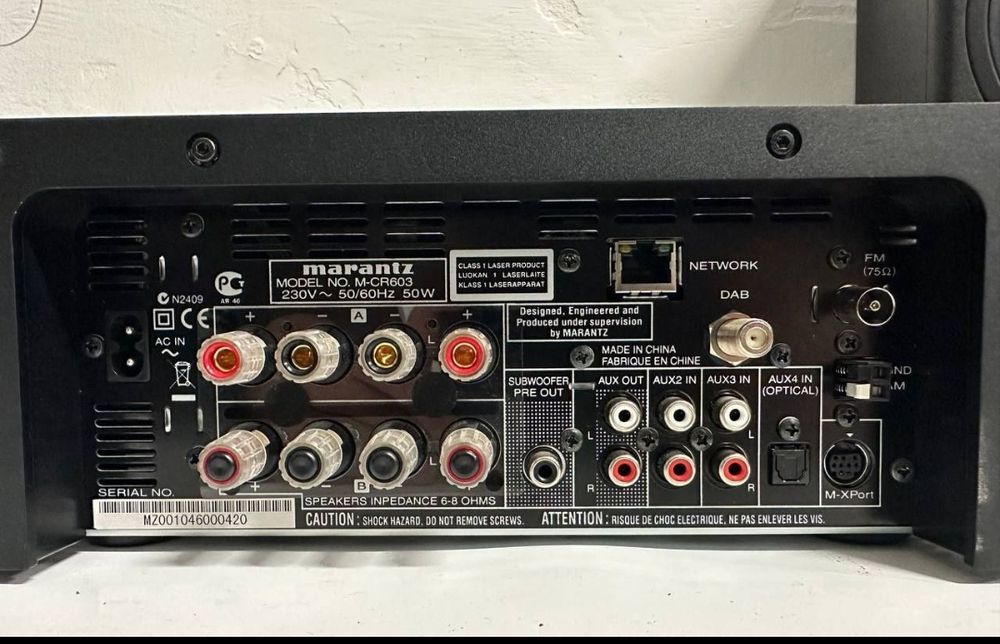 Аmplituner  Marantz M-CR603.,  Hi-Fi CD Network | FLAC WAV | USB LAN |