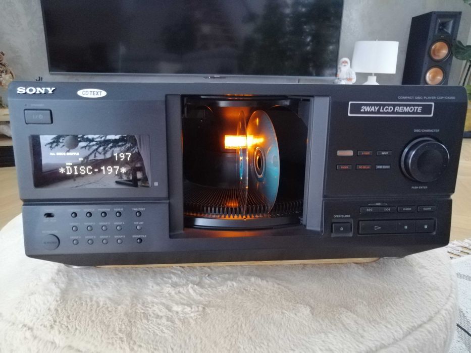 SONY zmieniarka CDP-CX260, Made in JAPAN, CD 200 TEXT