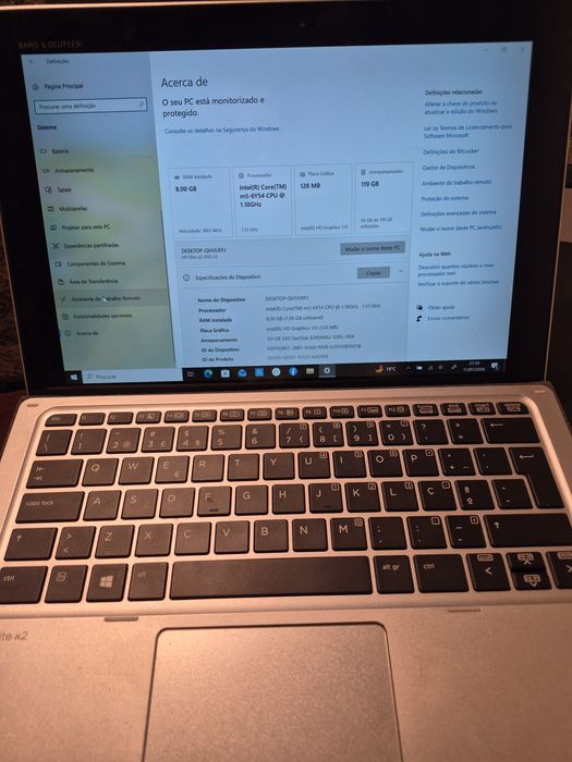 Portátil HP x2 elite