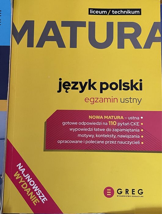 Nowe repetytorium do pytań ustnych Matura