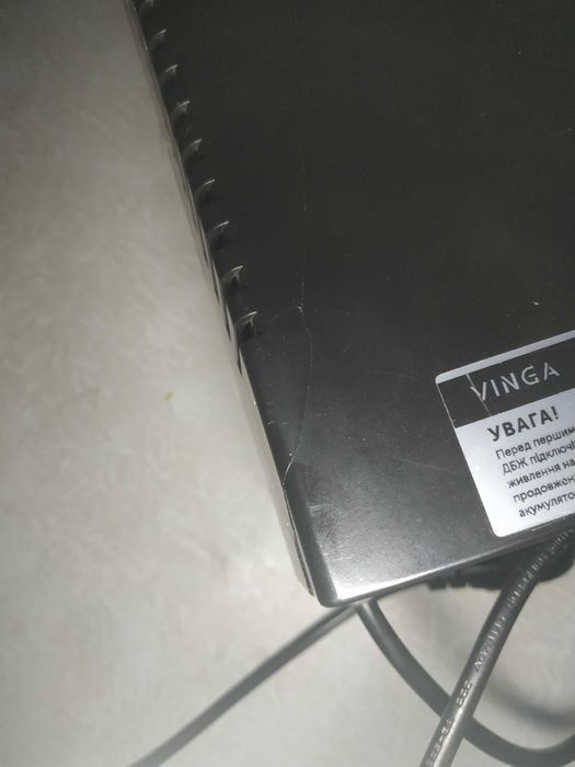 Vinga VPC-1200PU ИБП  без акб 3 розетки