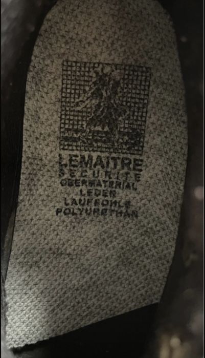 Botas de biqueira de aço (EPI) Lemaître 39