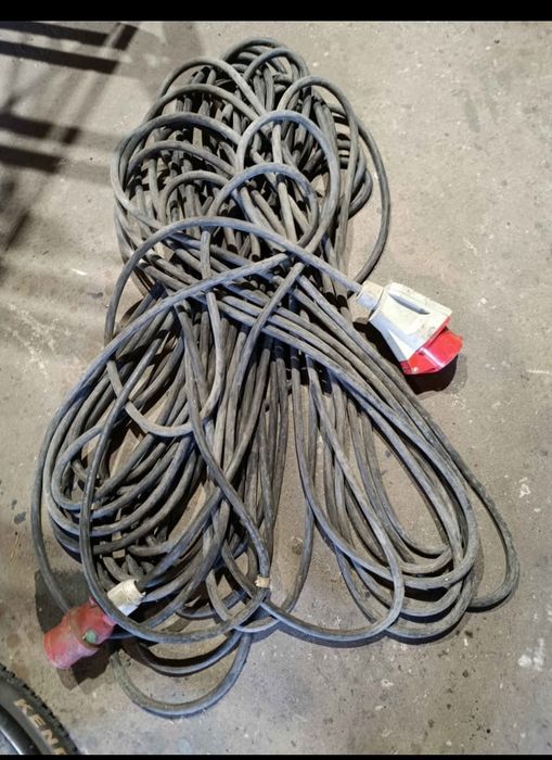 Przedłużacz warsztatowy 50 m. przewód 5X2.5 mm2