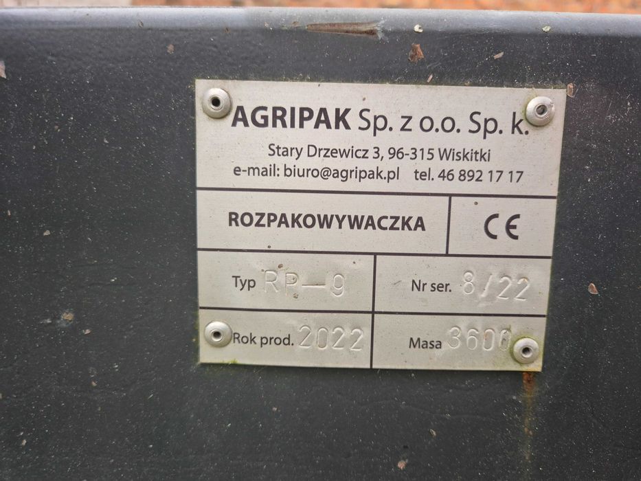 Rozpakowywaczka Agripak RP9