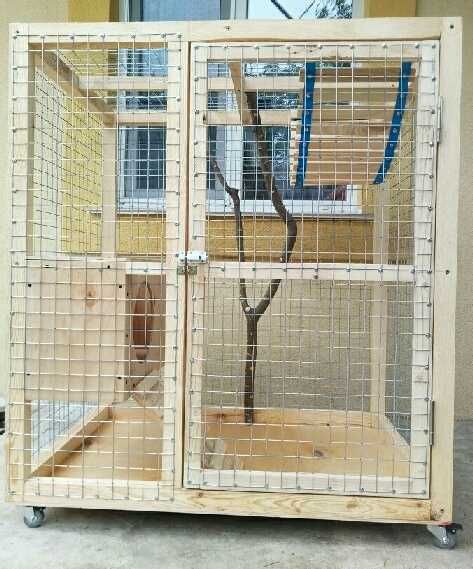 Вольєри для єнота та інших тварин. Виготовлення і продаж в Ваш дім.