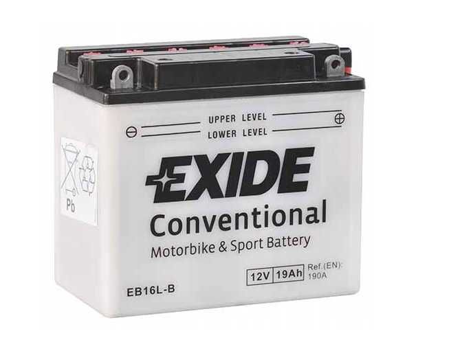 Akumulator EXIDE YB16L-B / EB16L-B  12V-19Ah