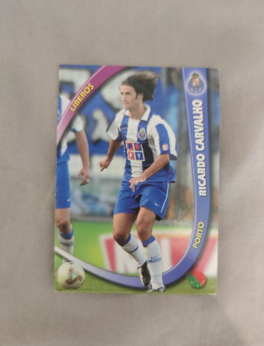 Carta Panini Mega Craques Ricardo Carvalho FCP excelente estado