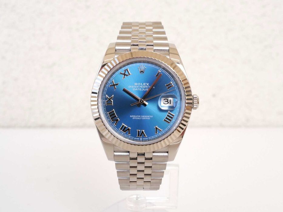 Rolex Datejust 41 mm Blue Roman Dial Jubilee (2023)