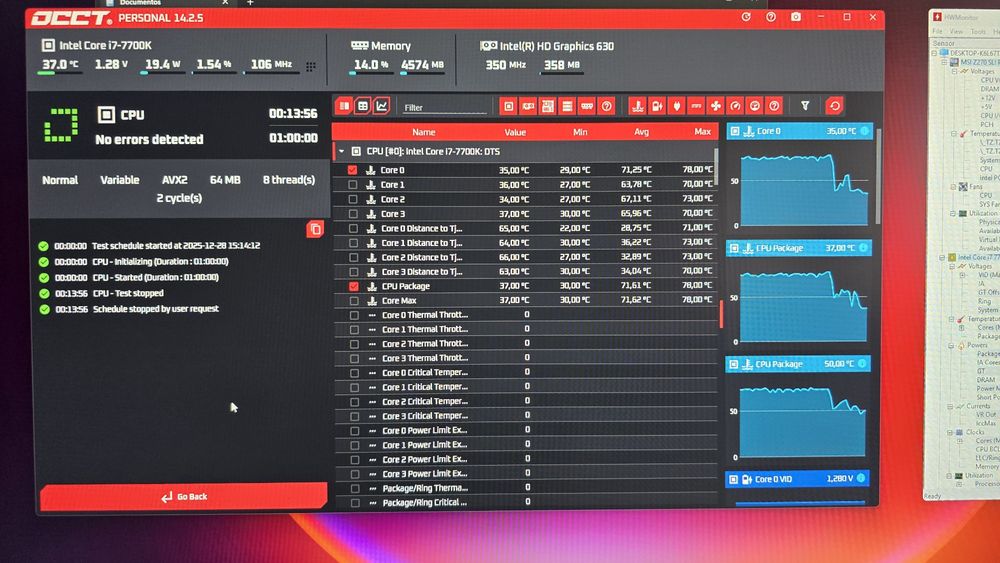 Intel i7-7700k Processor436813289656821761
