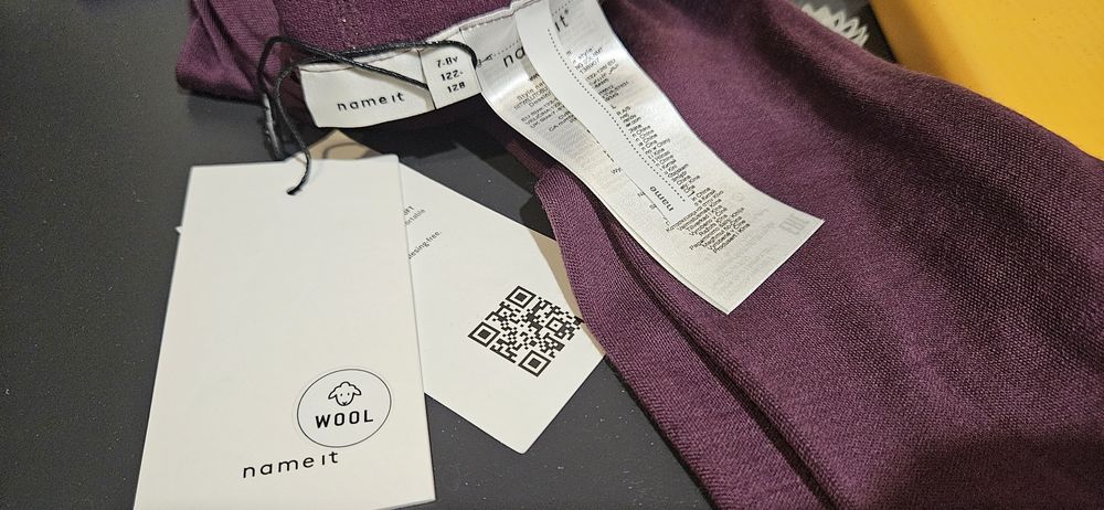 Лосины шерстяные термо леггинсы термобелье шерсть мериноса name it 134