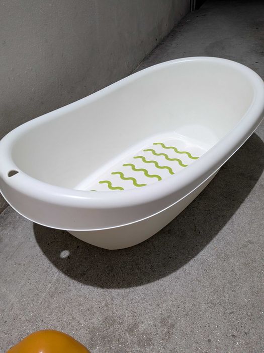 Banheira criança com adaptador de oferta