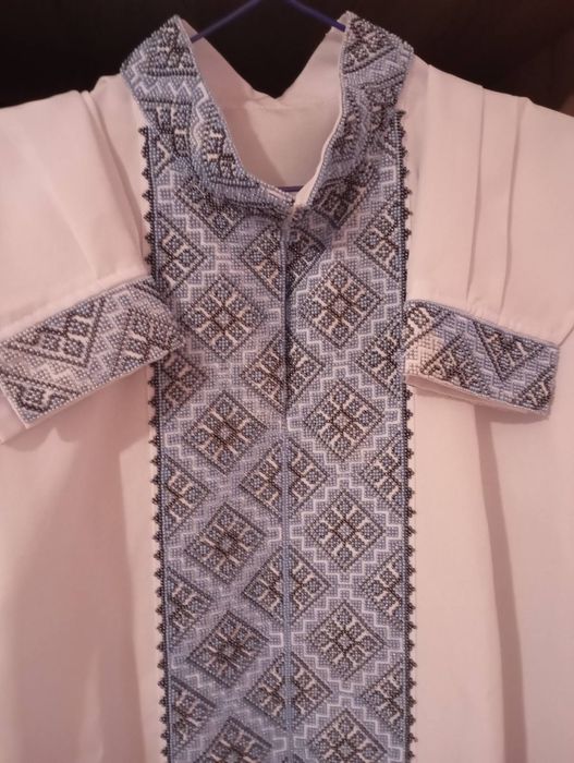 Чоловіча вишиванка бісером, ручна робота