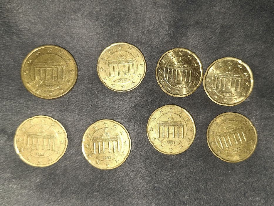 Monety 20 euro cent mennica 2002