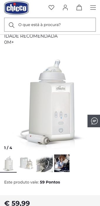 Aquecedor de Biberões Chicco