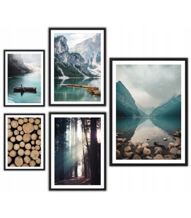 Sprzedam komplet plakatow w ramkach