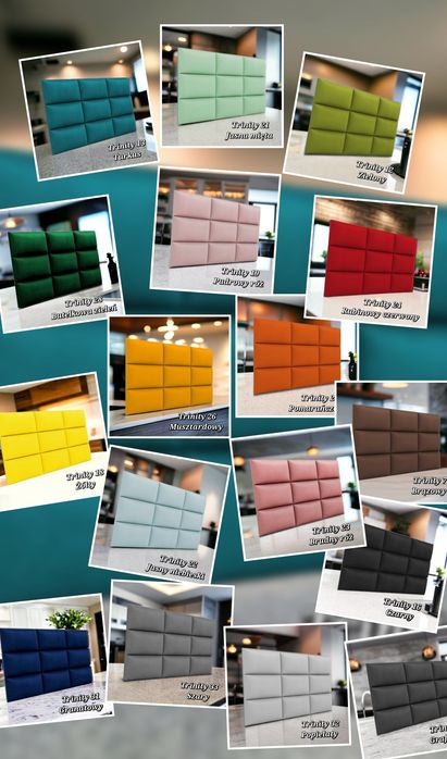 Panele tapicerowane 30x60 30x50cm 30x60cm Duża Gama kolorystyczna