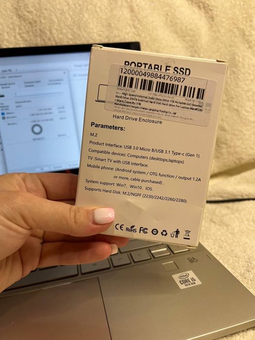 SSD 1TB новий // Type-C вхід