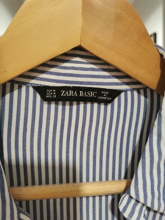 Bluzka w paski koszula Zara r. 36/38 S/M