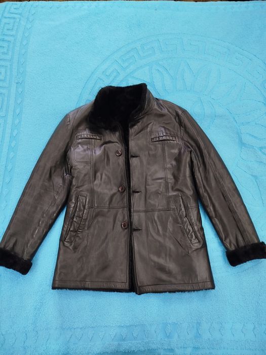 Дубленка чоловіча шкіряна