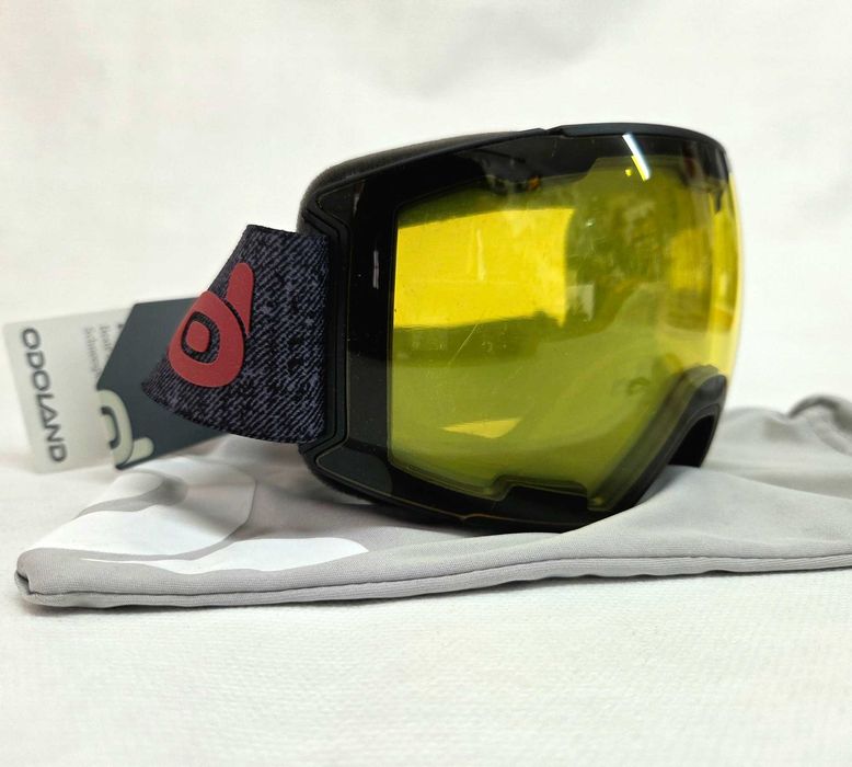 Óculos de ski/snowboard ODDLAND com lente amarela, novos