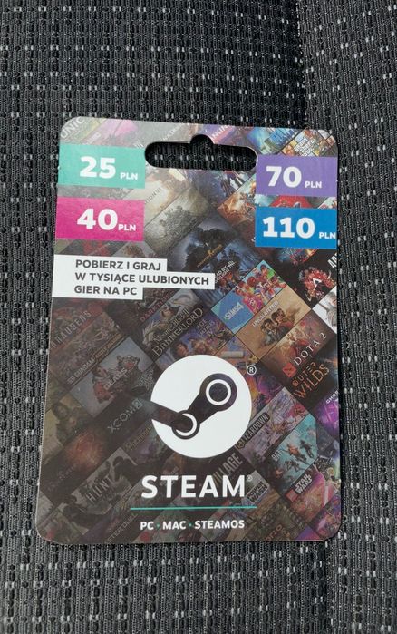 Sprzedam kartę STEAM 110 zł