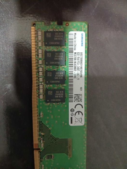 Lote de memórias servidor e de desktop DDR3 e DDR4
