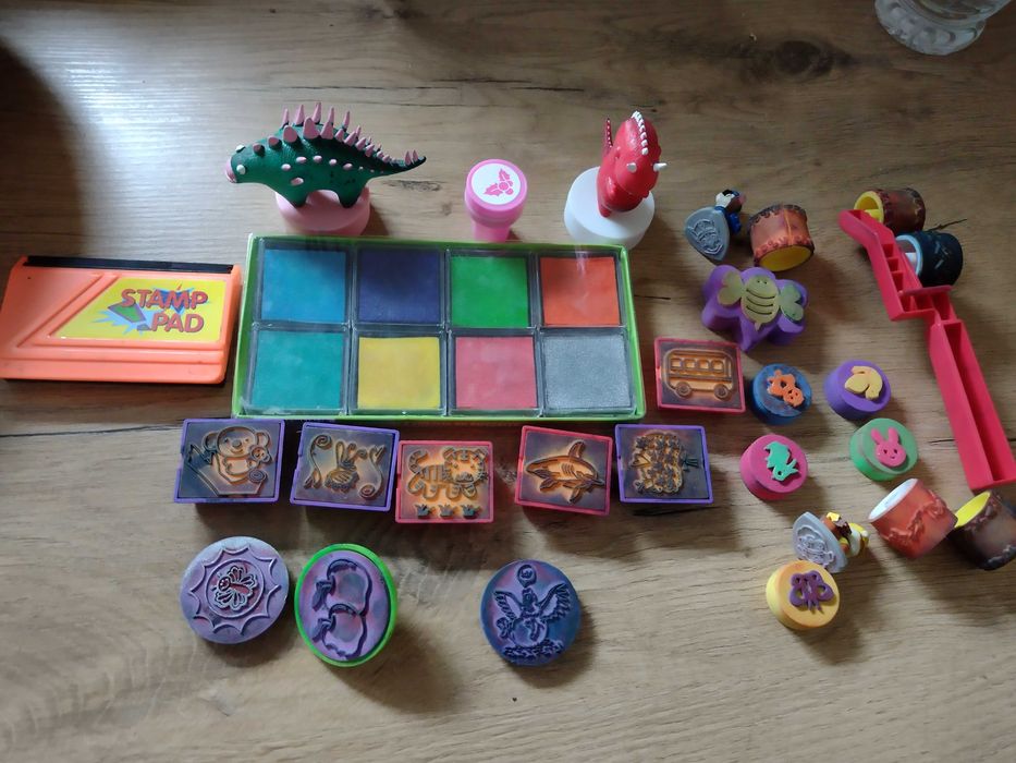 Pieczątki literki ,obrazki