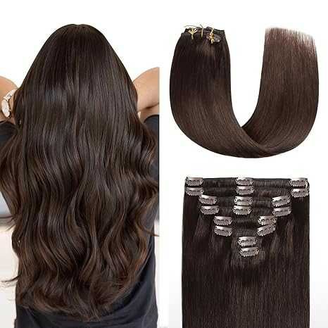 Натуральне волосся для нарощування перука Sunya Clip-in, парик