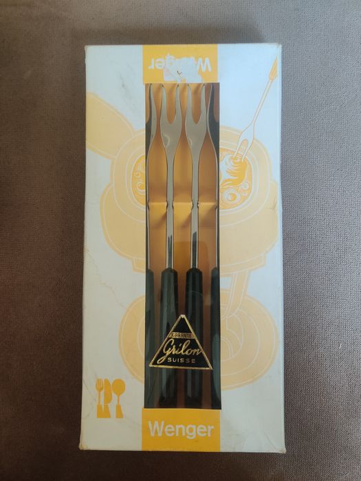 Widelce półmiskowe do wędlin lub serów zestaw  6 szt