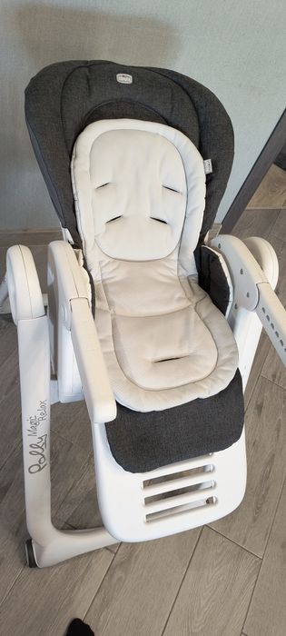 Стільчик  для годування Chicco Polly Magic Relax Grey Melange