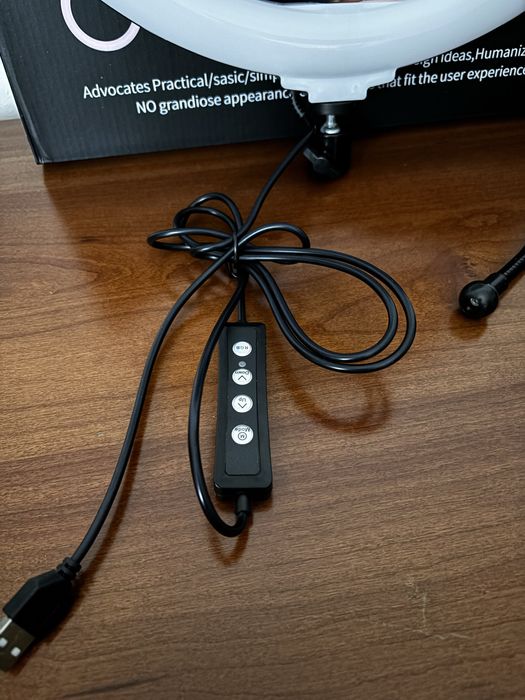 Ring Light RGB 36cm NOVA (Com comando e suporte telemovel incluidos)