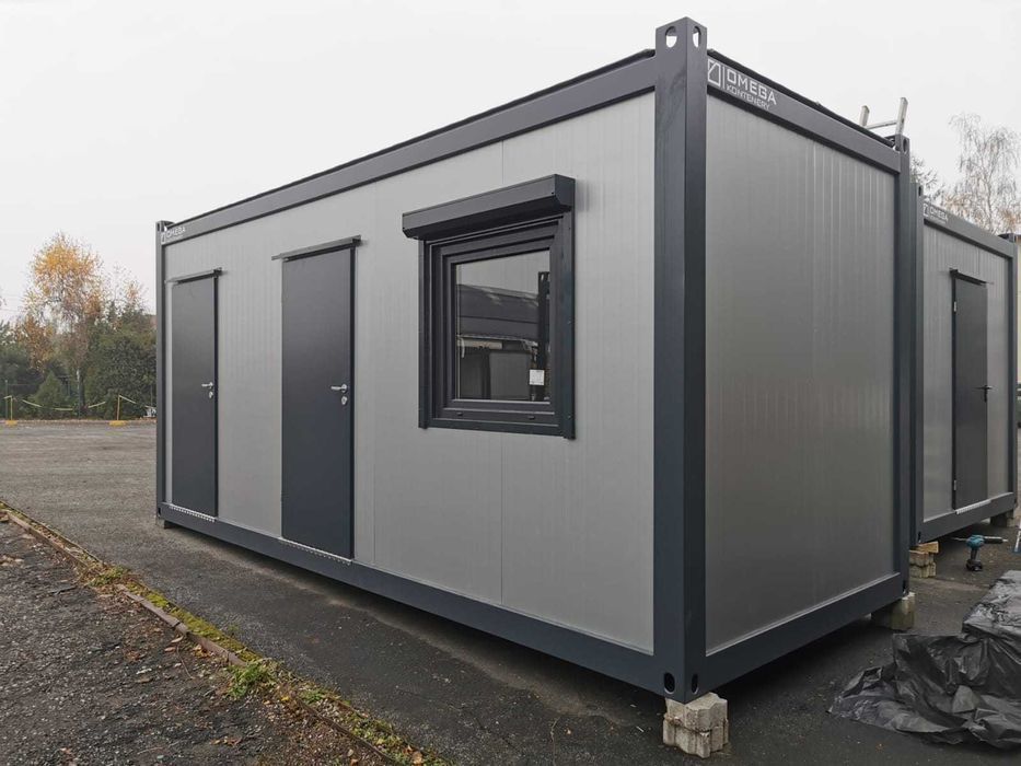 Kontener biurowy Kontener budowlany stróżówka