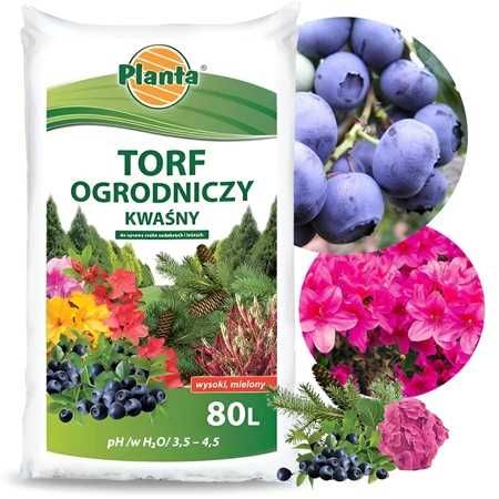 PLANTA Torf ogrodniczy kwaśny  WOREK 80l