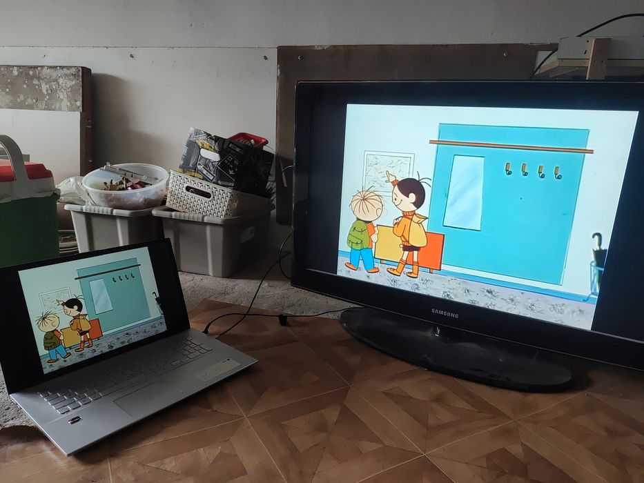 TV Samsung 37 cali + HP gratis