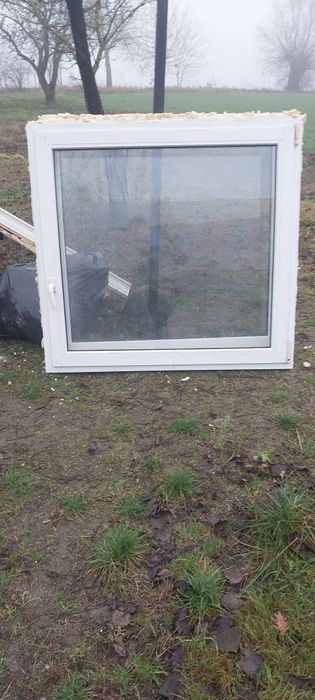 Okna 2 szybowe z demontażu 4 sztuki