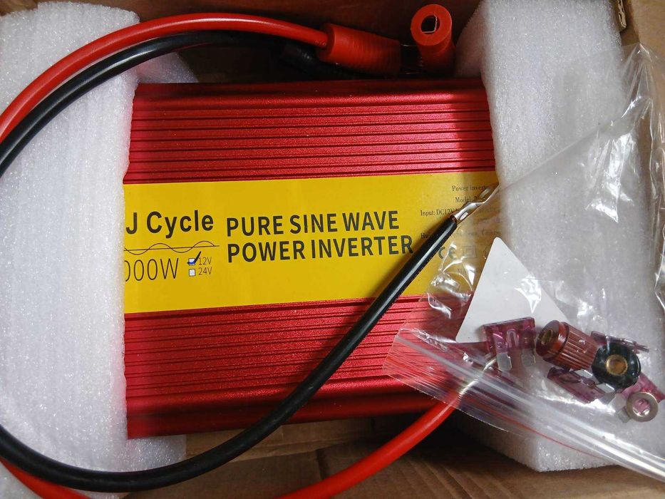 новый инвертор 2000 чистый синус вместе с новой зарядной станцией