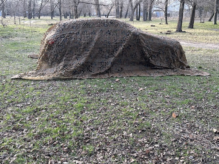 Маскувальна сітка коричнево - зелена