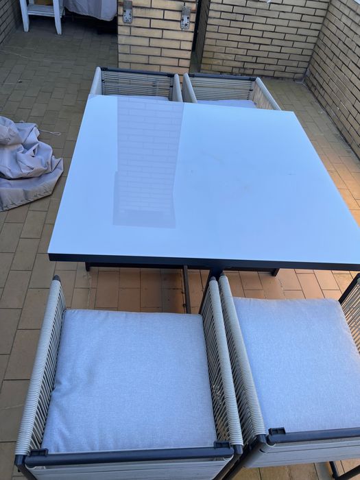 Conjunto de jardim refeição -1,1x1,1m - DESCONTO 10% se antes de 26 de Abril