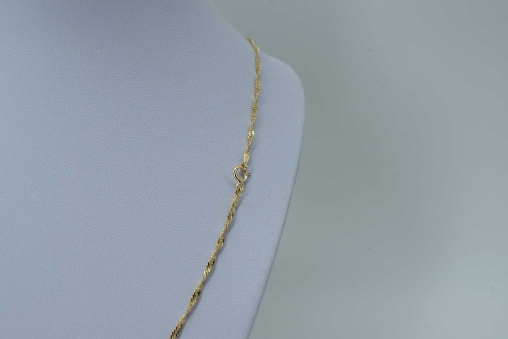 Złoty łańcuszek 585 2,34gram 45cm Singapur Nowy WYSYŁKA GRATIS