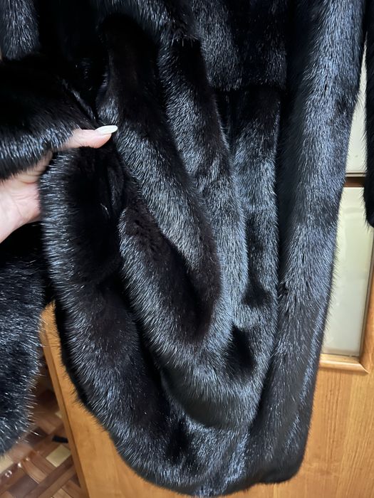 Шикарна плюшева шубка - Греція , довжина 120 , Л-ХL