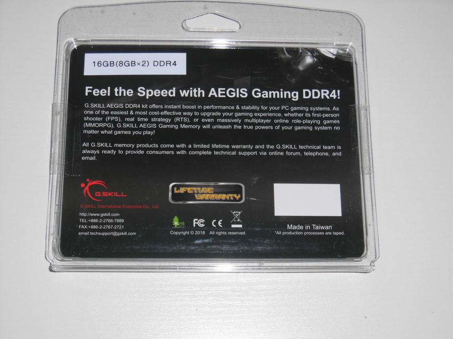 16GB Memoria Ram DDR4 3200MHz Gaming G.SKILL