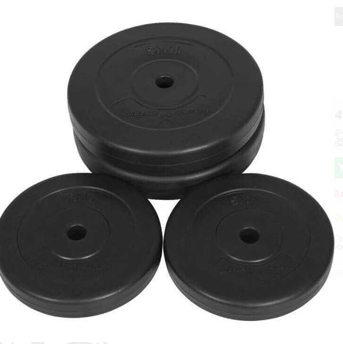 Obciążenia bitumiczne 2x5 kg, 2x10 kg na gryf 25 mm