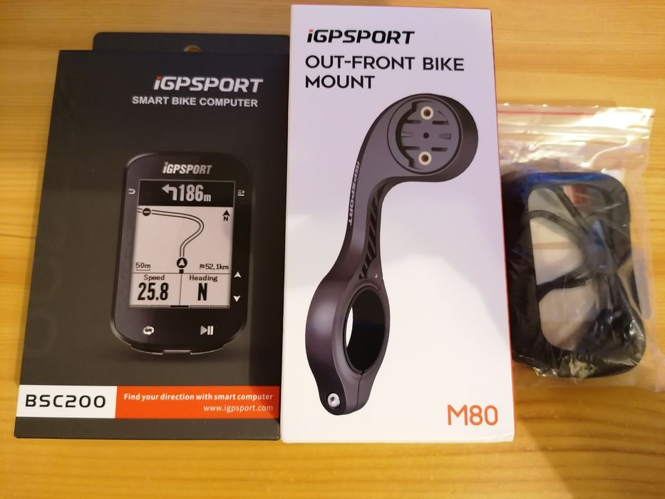 Komputer rowerowy IGPSPORT BSC200 z uchwytem M80 (nowy)