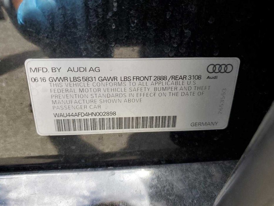 Audi A8 L Quattro 3.0L 2016 року Авто в дорозі (Доставка: 15.02.2026)