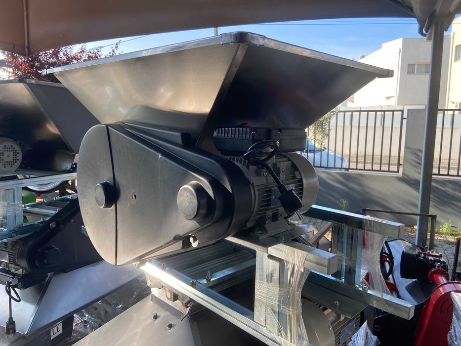 esmagador eletrico inox monofasico para uvas