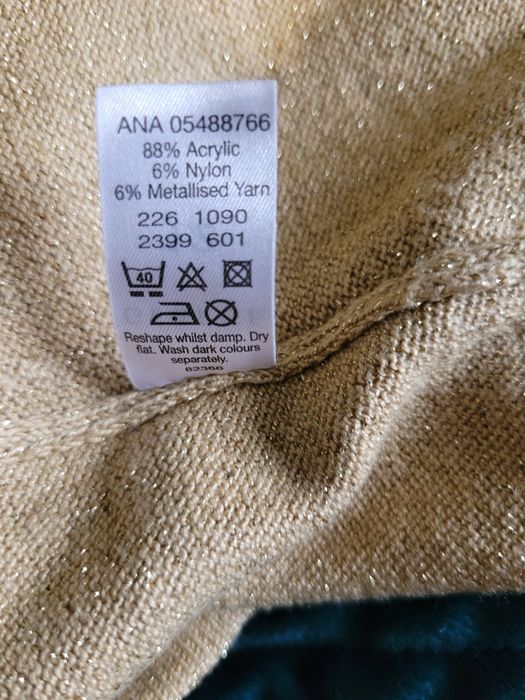 George bluzka kamizelka bezrękawnik złota M-L