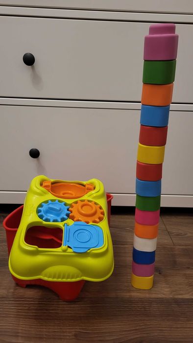 Gumowe klocki clementoni baby clemmy