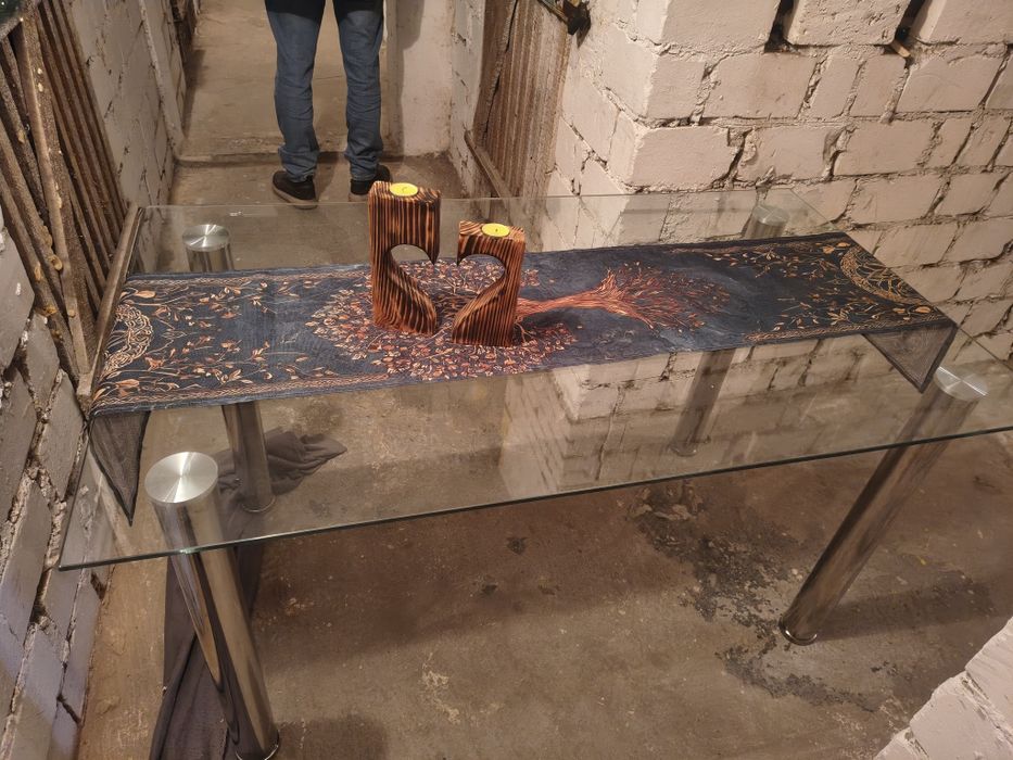 Nowoczesny szklany Stół LOFT 140