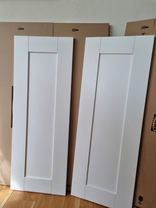 Fronty białe Ikea savedal 3 szt.
